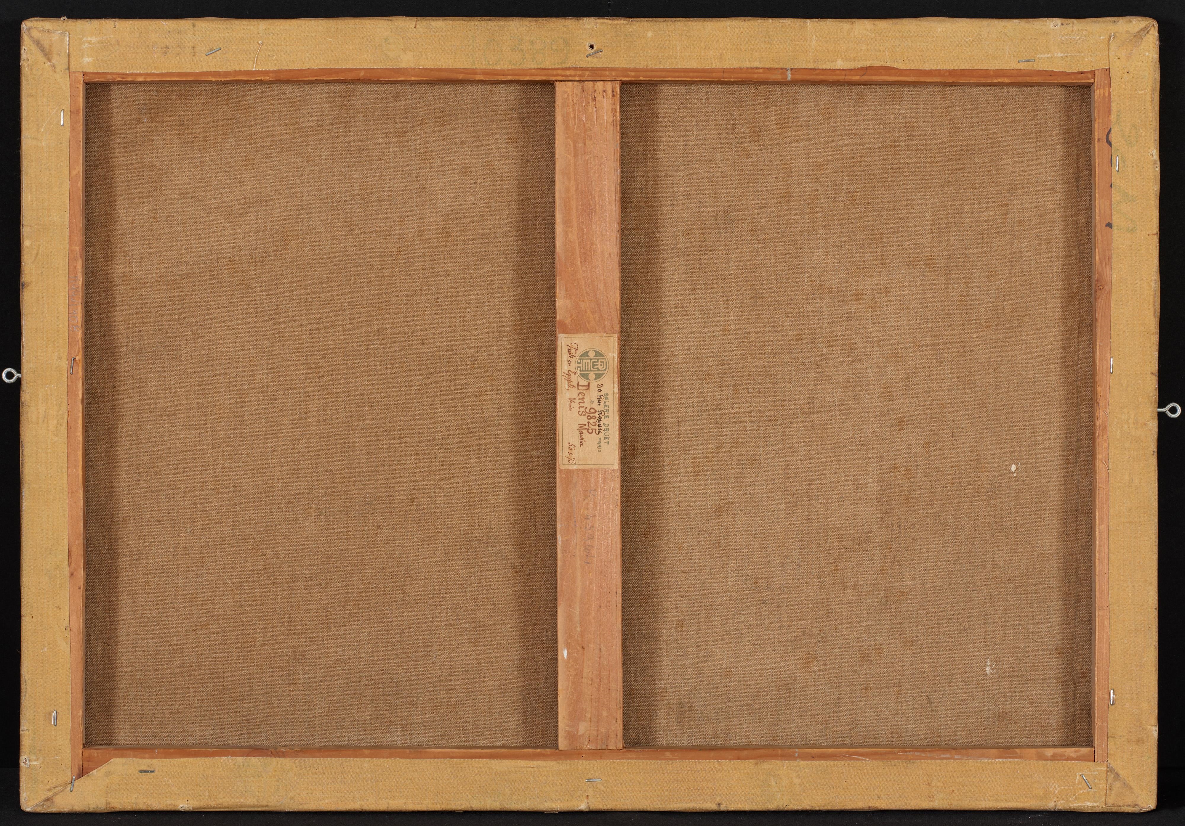 Artwork by Maurice Denis, Fuite en Égypte, devant San Lorenzo à Venise, Made of Oil On Canvas