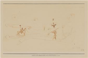 Landschaft mit Abenteurern - Paul Klee