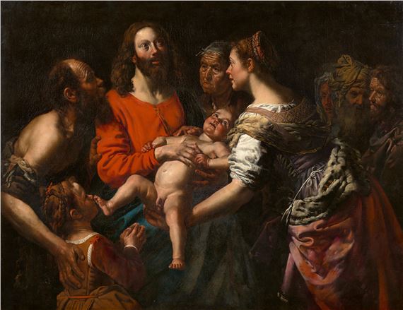 Let the Children Come to Me by Theodoor van Loon, early 1620s