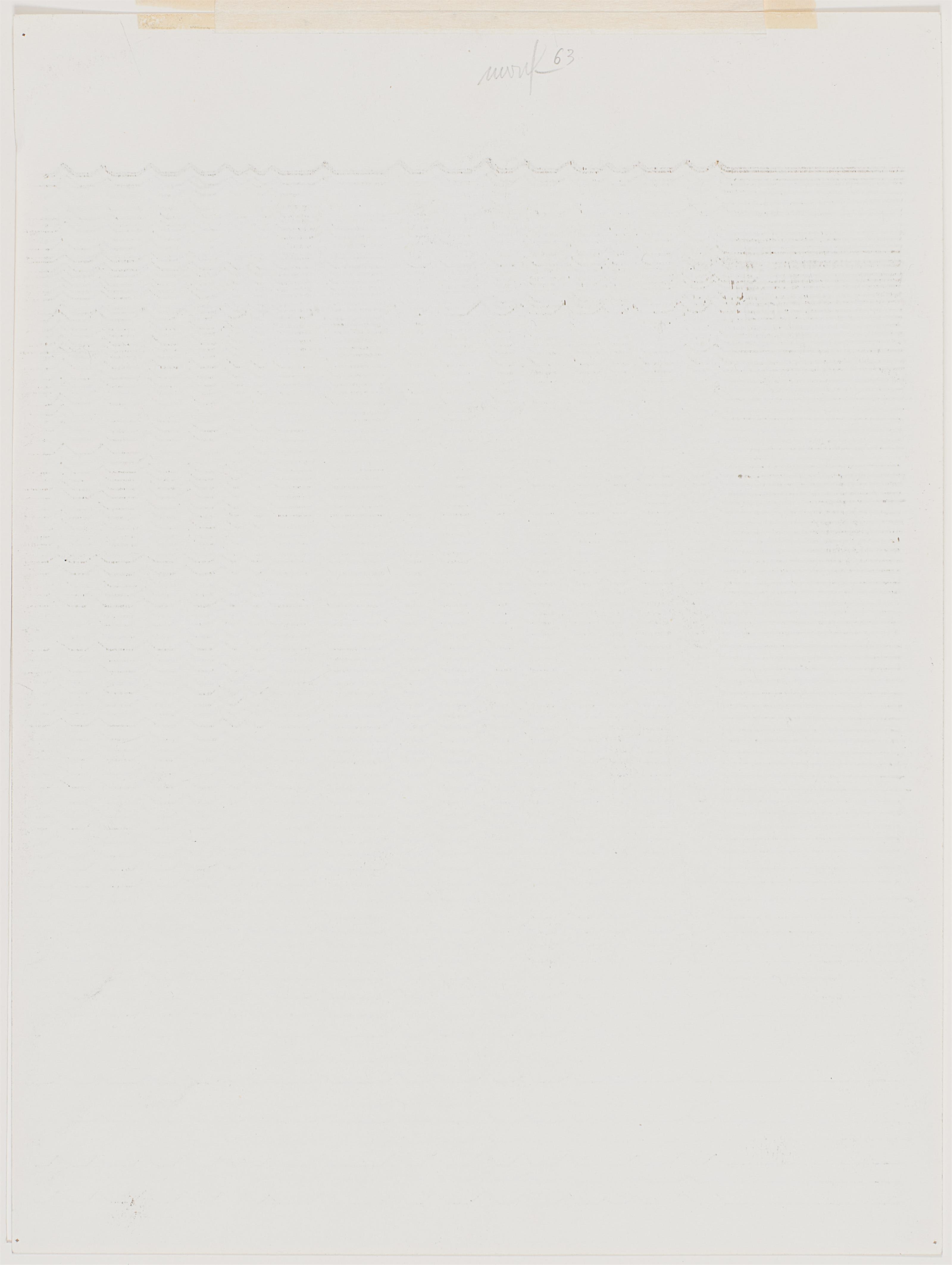Artwork by Heinz Mack, Kleines Meer, Made of Pencil On Paper