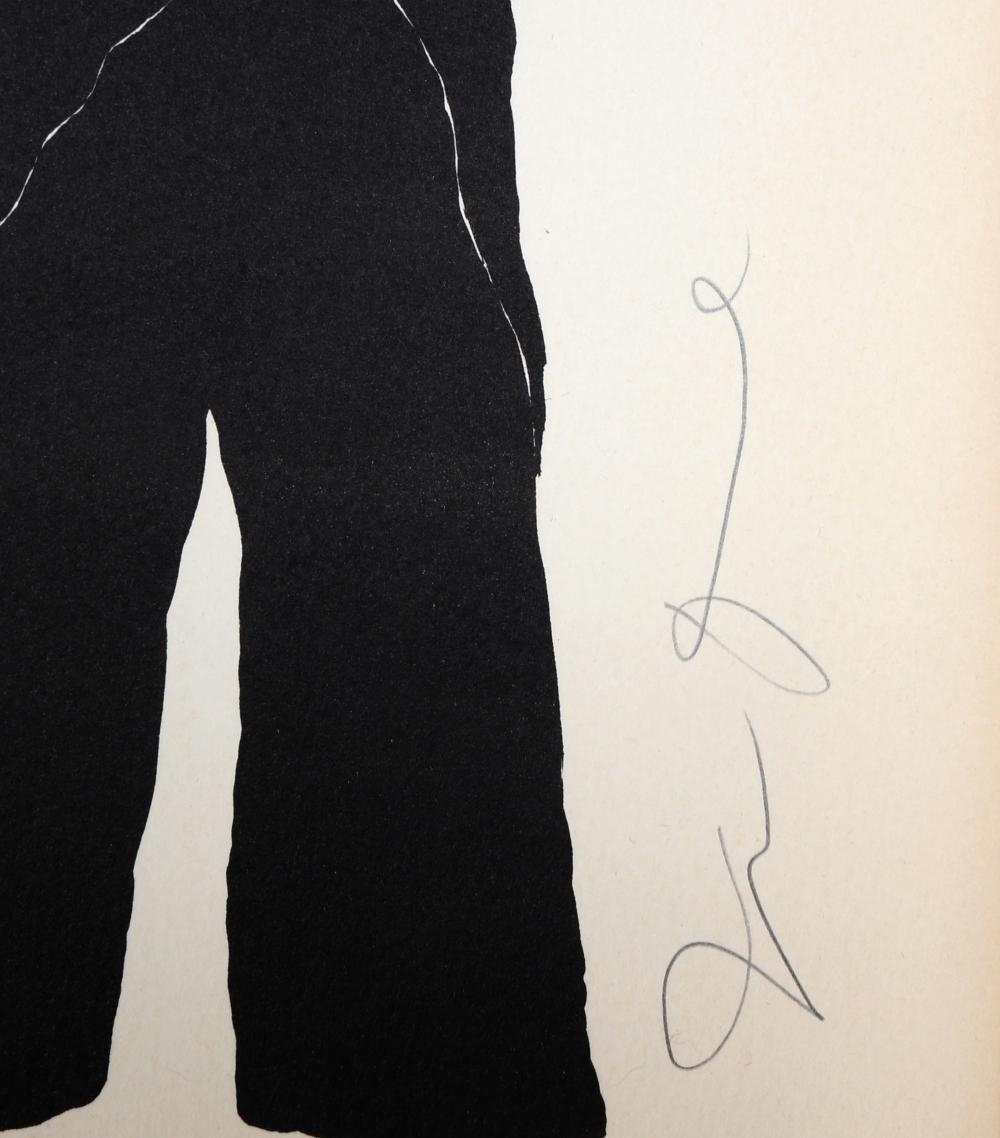 Jim Dine | Basil in Black Leather Suit (1968) | MutualArt