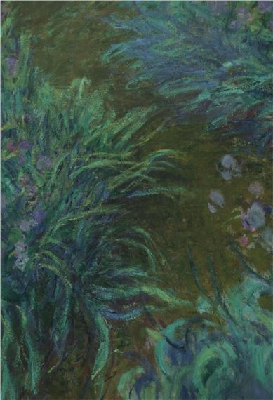 Irises by Claude Monet