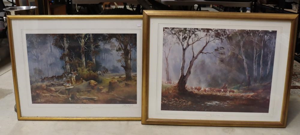 Artwork by Kevin John Best, The Wood Sawyers, Made of Prints