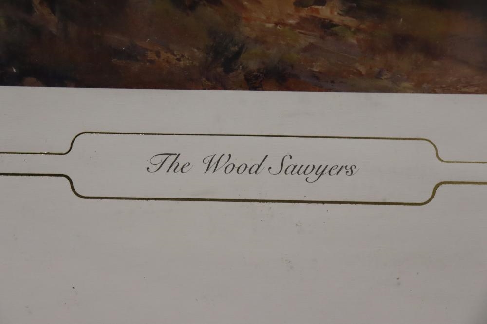 Artwork by Kevin John Best, The Wood Sawyers, Made of Prints