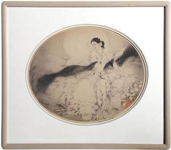 La Dame aux Camelias - Louis Icart