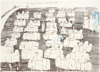 Something Strange at the Greeks Tonight - Garry Shead