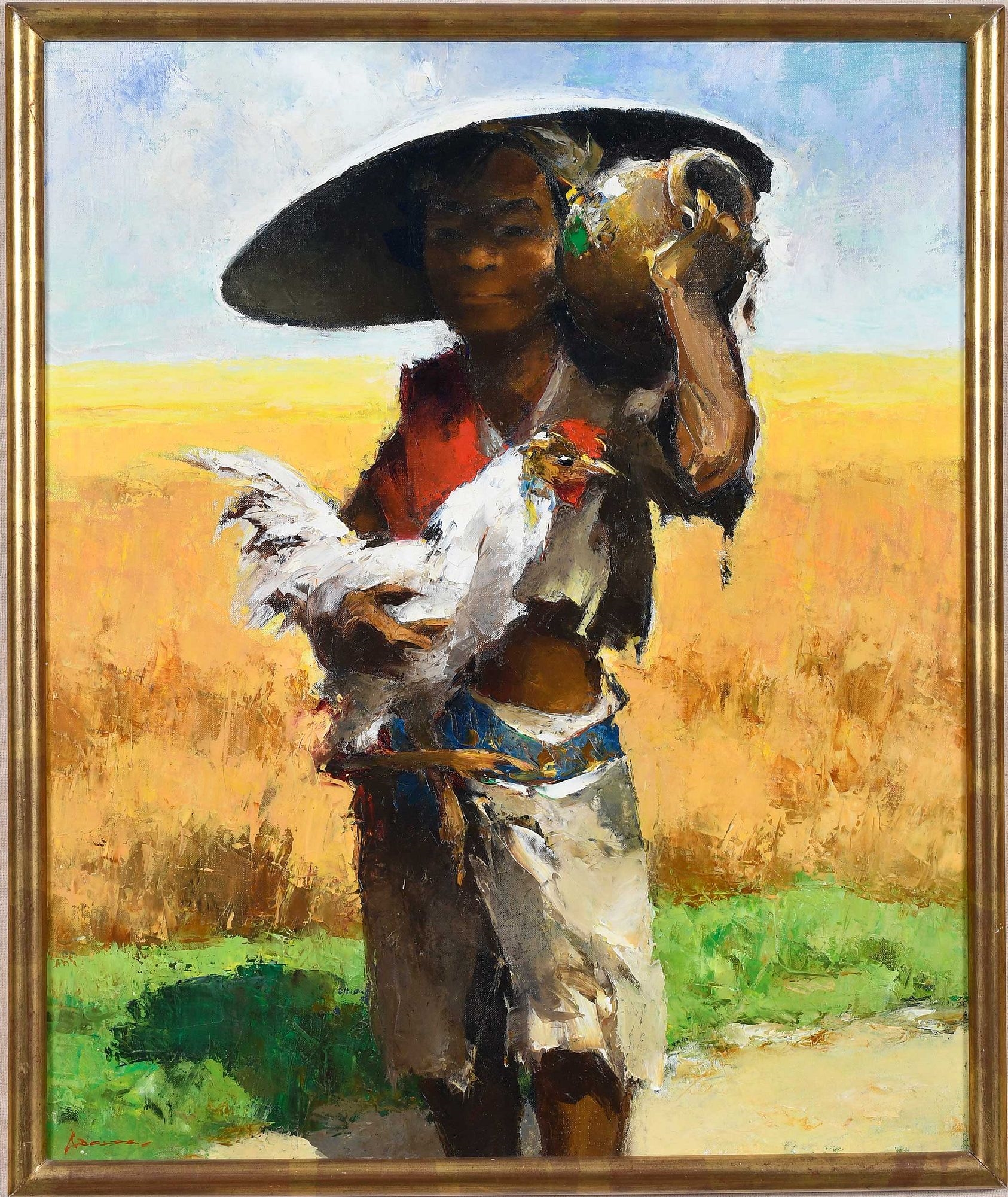 Artwork by Gerard Pieter Adolfs, Untitled, Made of Oil On Canvas