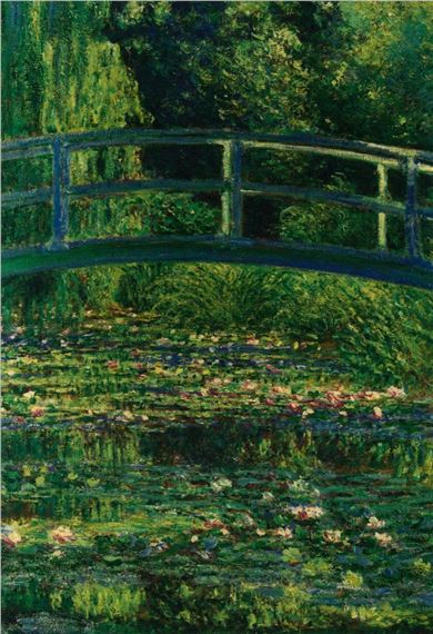 Bridge Over a Pond of Water Lillies - Claude Monet