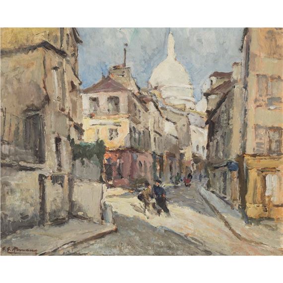Georges Romano | Paris, Rue Norrius | MutualArt