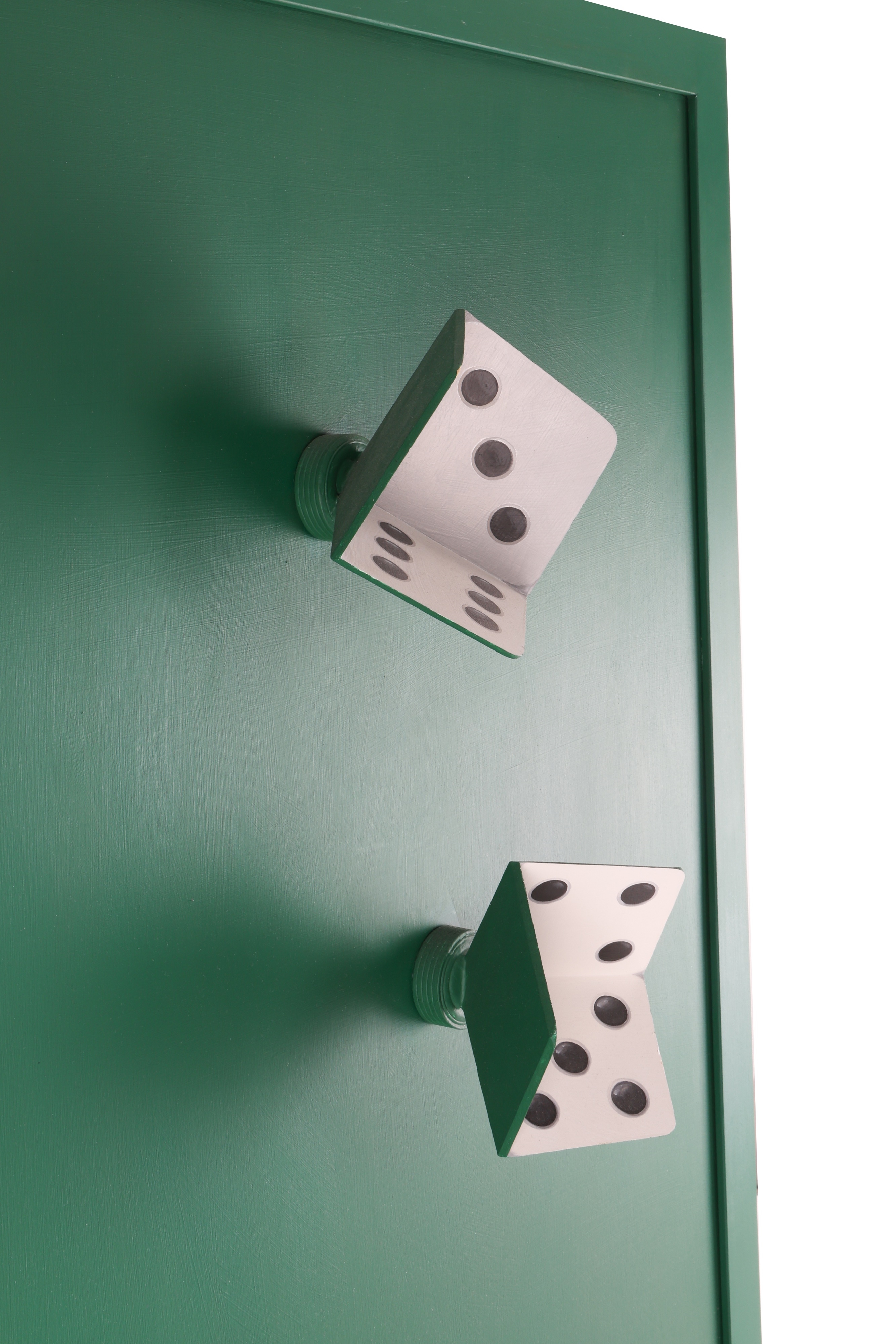 Artwork by Patrick Hughes, Square Cubes, Made of Oil On Board Construction