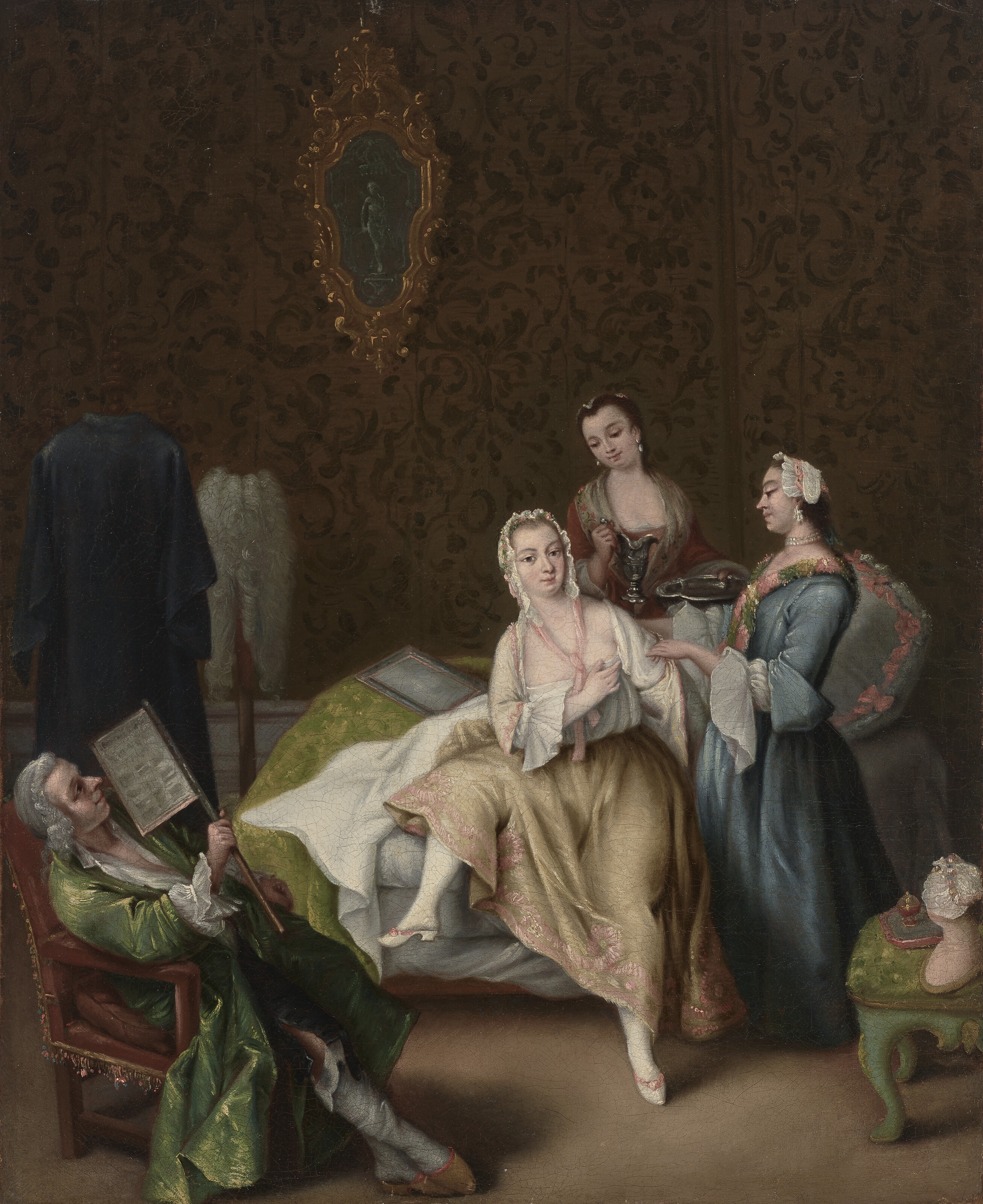Pietro Longhi | Il risveglio della dama (The waking of the lady (1700 ...