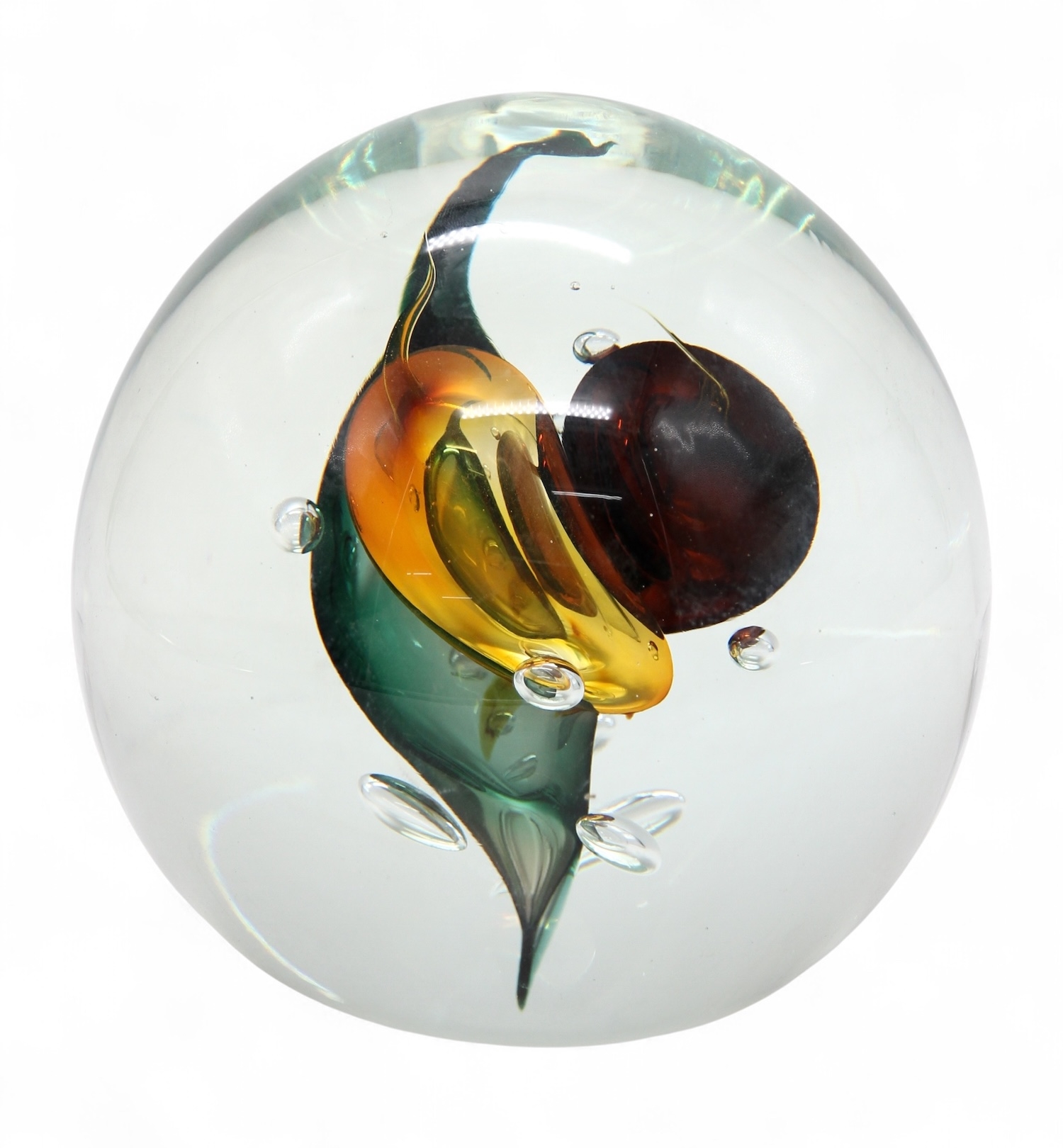 David Reade | Large David Reade Art-glass orb scultpture | MutualArt