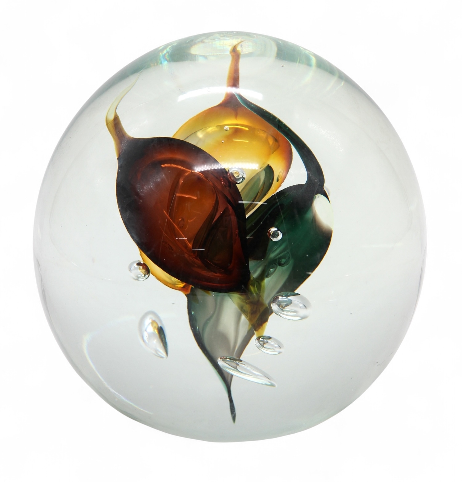 David Reade | Large David Reade Art-glass orb scultpture | MutualArt
