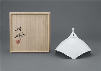 White porcelain incense burner