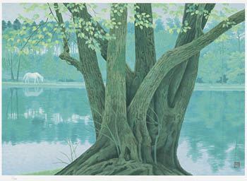 Season of young leaves (reproduction) - Kaii Higashiyama