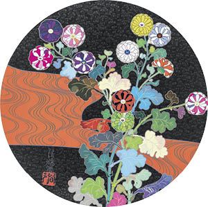 Flowers Blooming in the Isle of the Dead - Takashi Murakami
