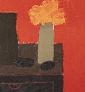 Artwork by Bernard Cathelin, Hortensias et Arums from NATURES MORTES, Made of Lithograph