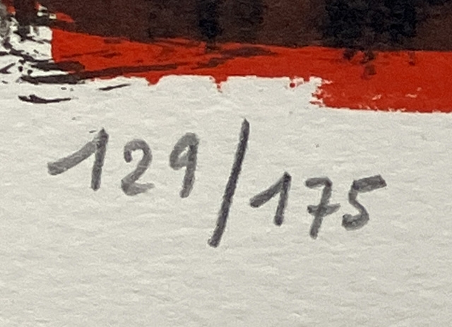 Artwork by Bernard Cathelin, Hortensias et Arums from NATURES MORTES, Made of Lithograph