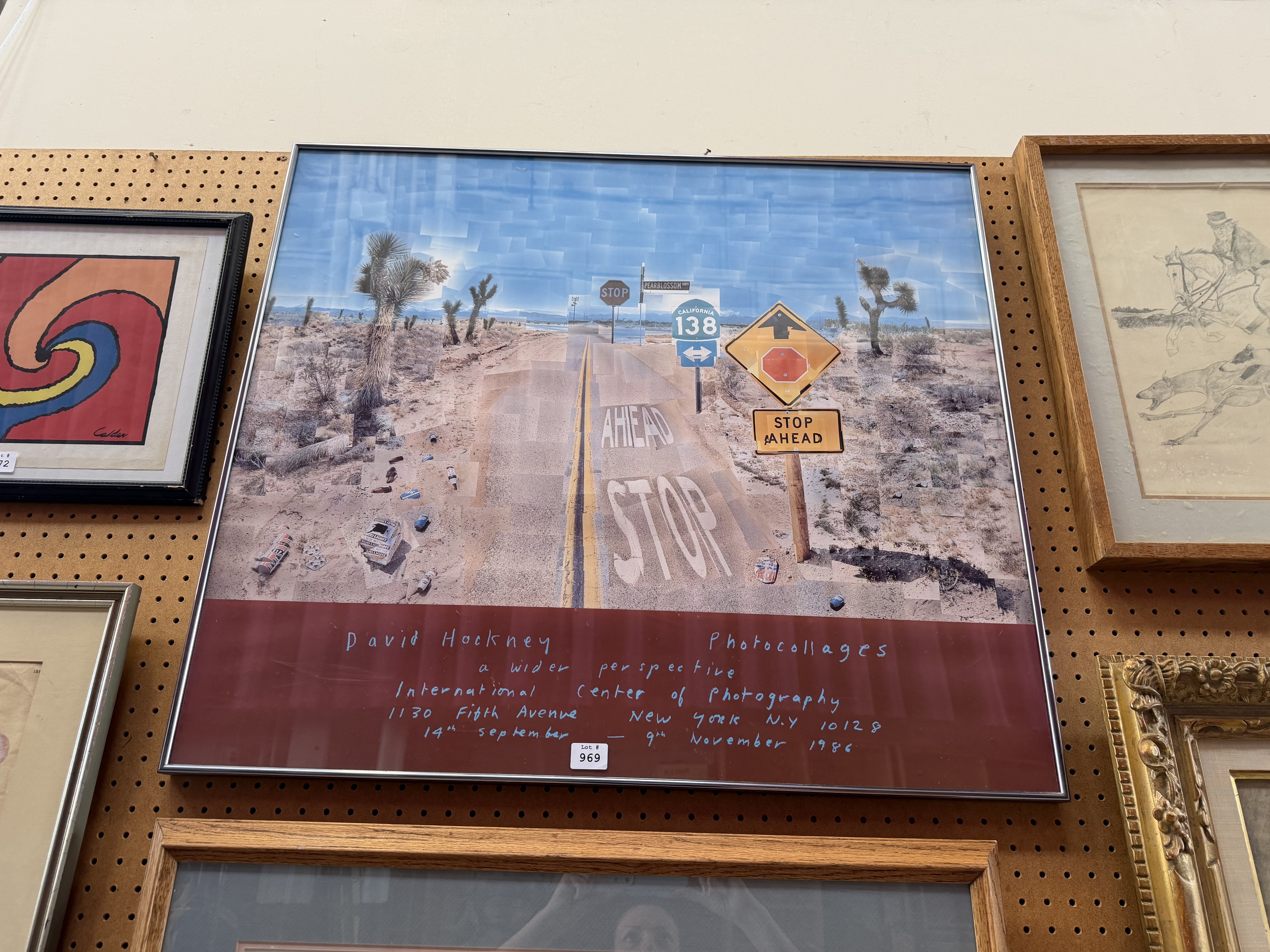 Artwork by David Hockney, Pear Blossom, Made of Offset Poster