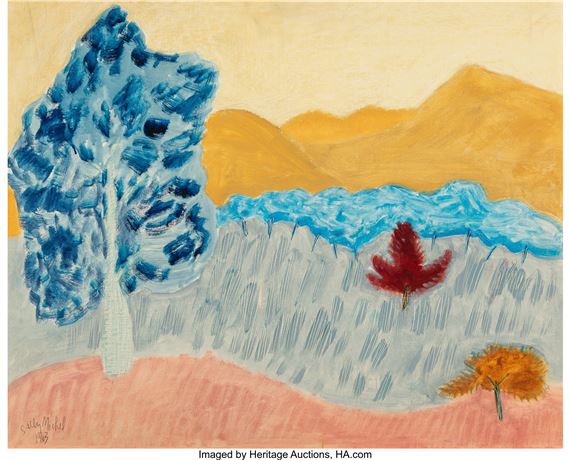 Blue Tree - Sally Avery