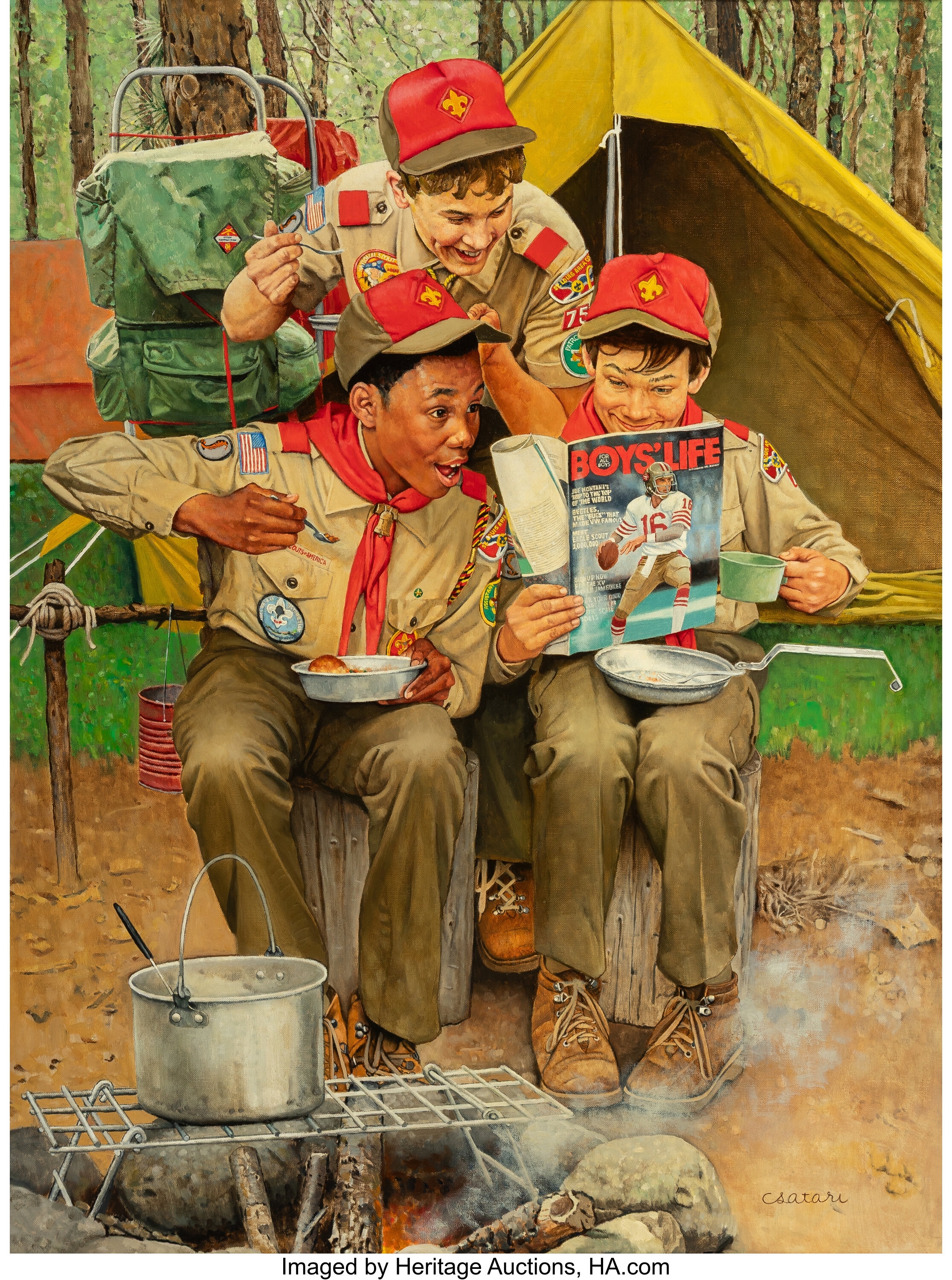 Joseph Csatari | It's a Boy's Life (1986) | MutualArt