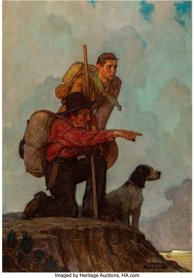 Carry On - Norman Rockwell