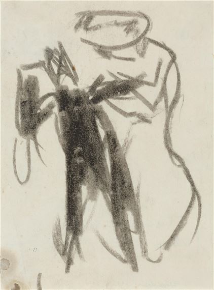 Tanzendes Paar (Tanzpaar im Eldorado by Ernst Ludwig Kirchner, 1910