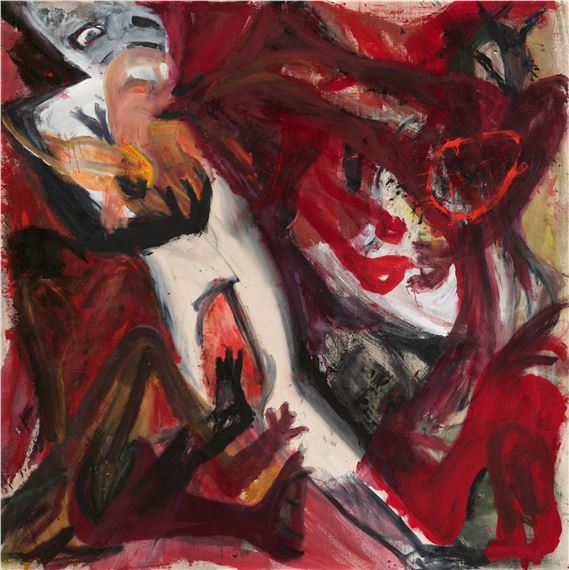 Feuer in uns, Blut und Glut by Martin Disler, 1982