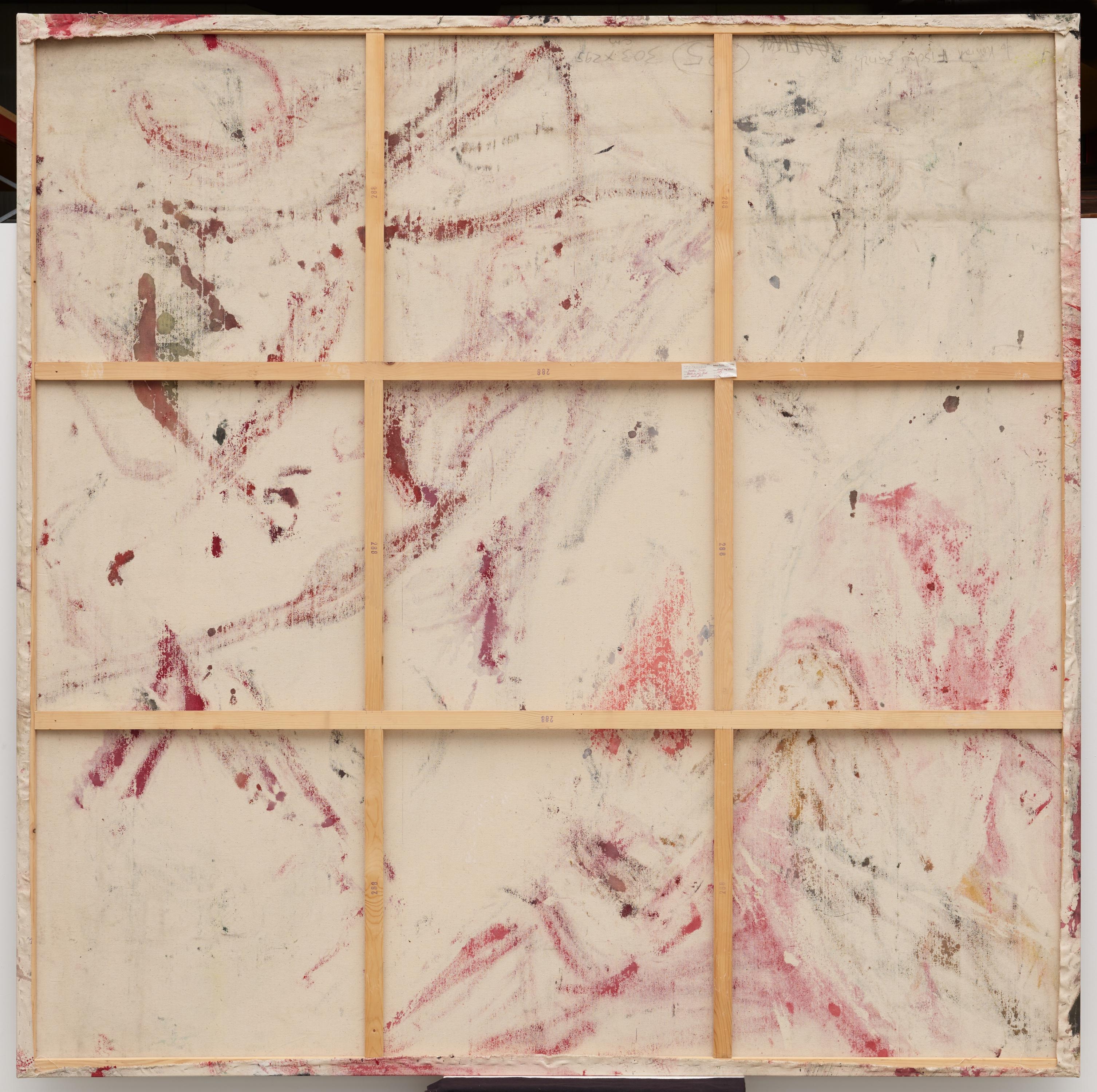 Artwork by Martin Disler, Feuer in uns, Blut und Glut, Made of Acrylic On Canvas