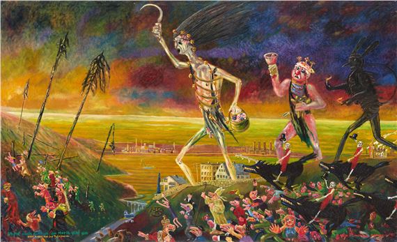 Dreht euch nicht um, der Horla geht rum oder: Ritter, Tod und Teufel sind los by Blalla W. Hallmann, 1983