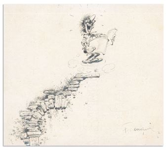 Original illustration, unpublished self-portrait