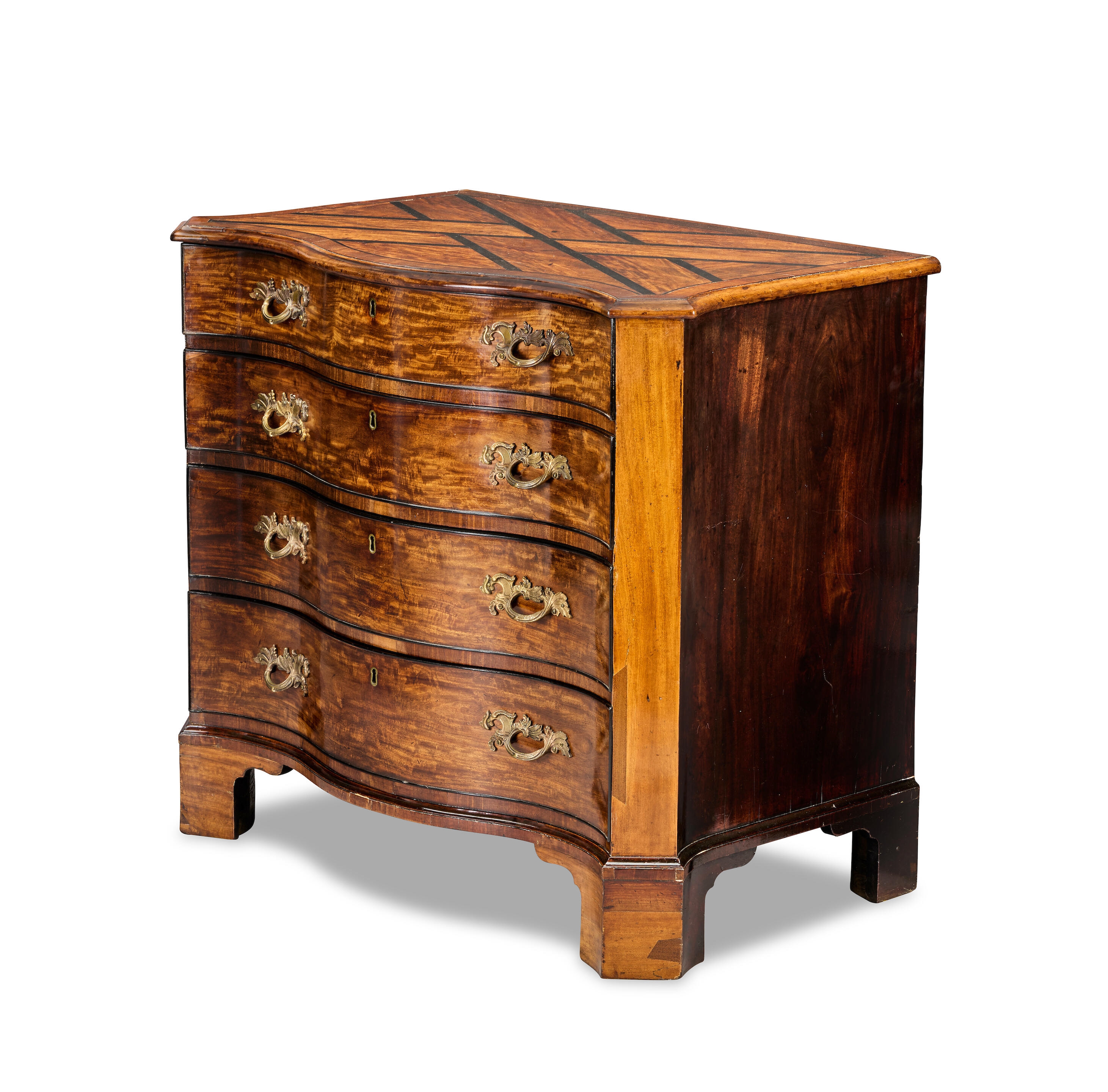 Ince and Mayhew | A George III serpentine dressing commode (1770 - 1775 ...
