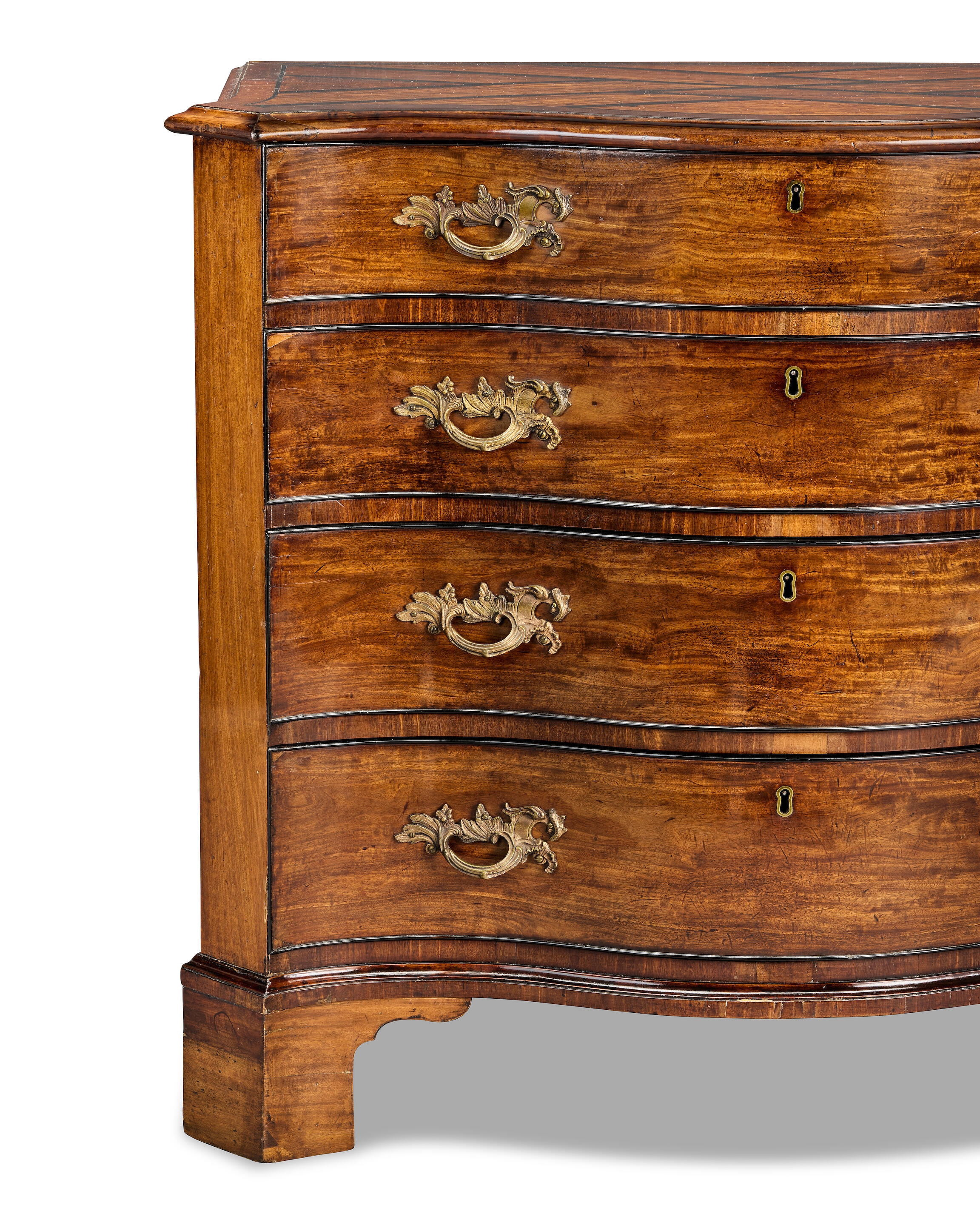 Ince and Mayhew | A George III serpentine dressing commode (1770 - 1775 ...