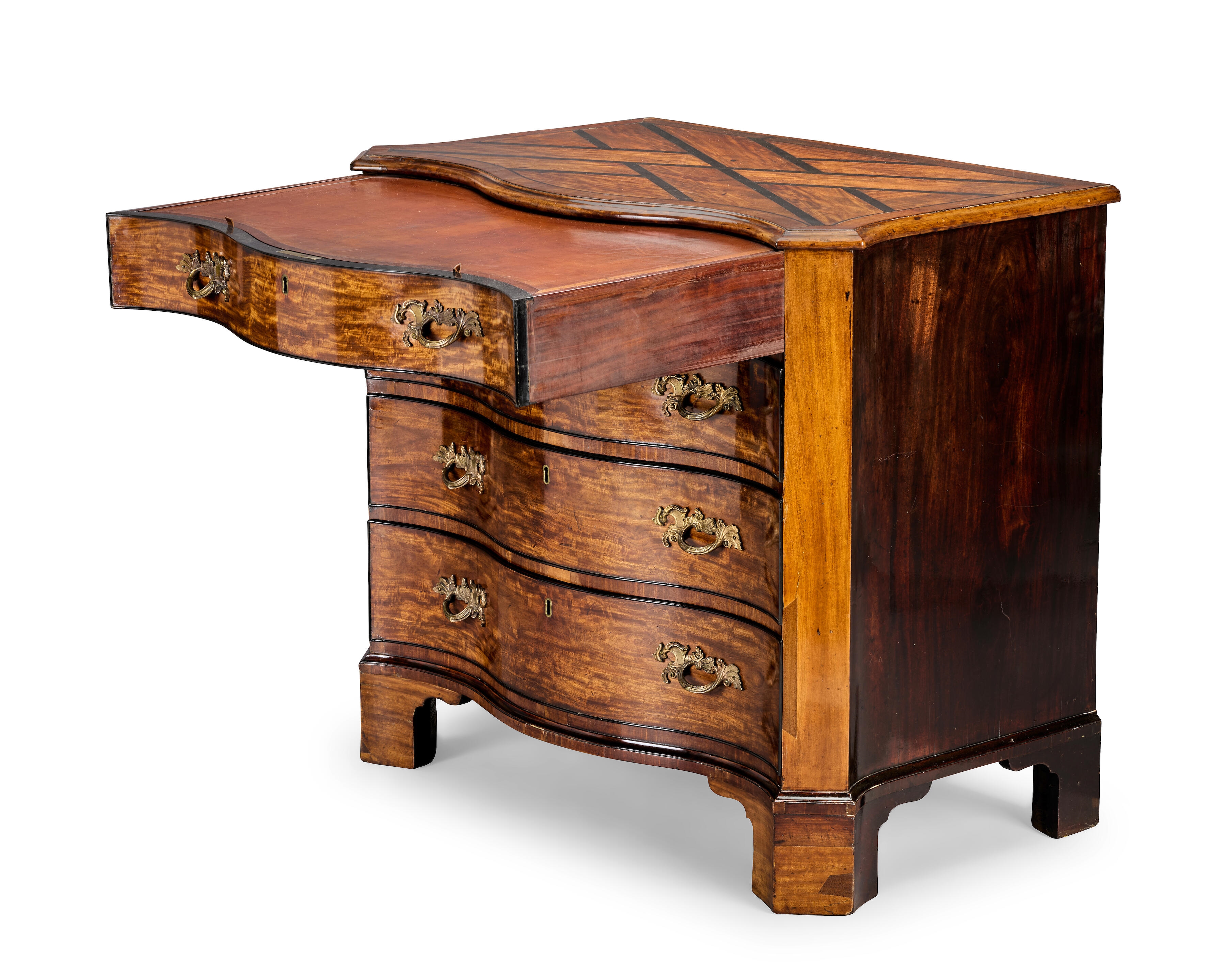 Ince and Mayhew | A George III serpentine dressing commode (1770 - 1775 ...