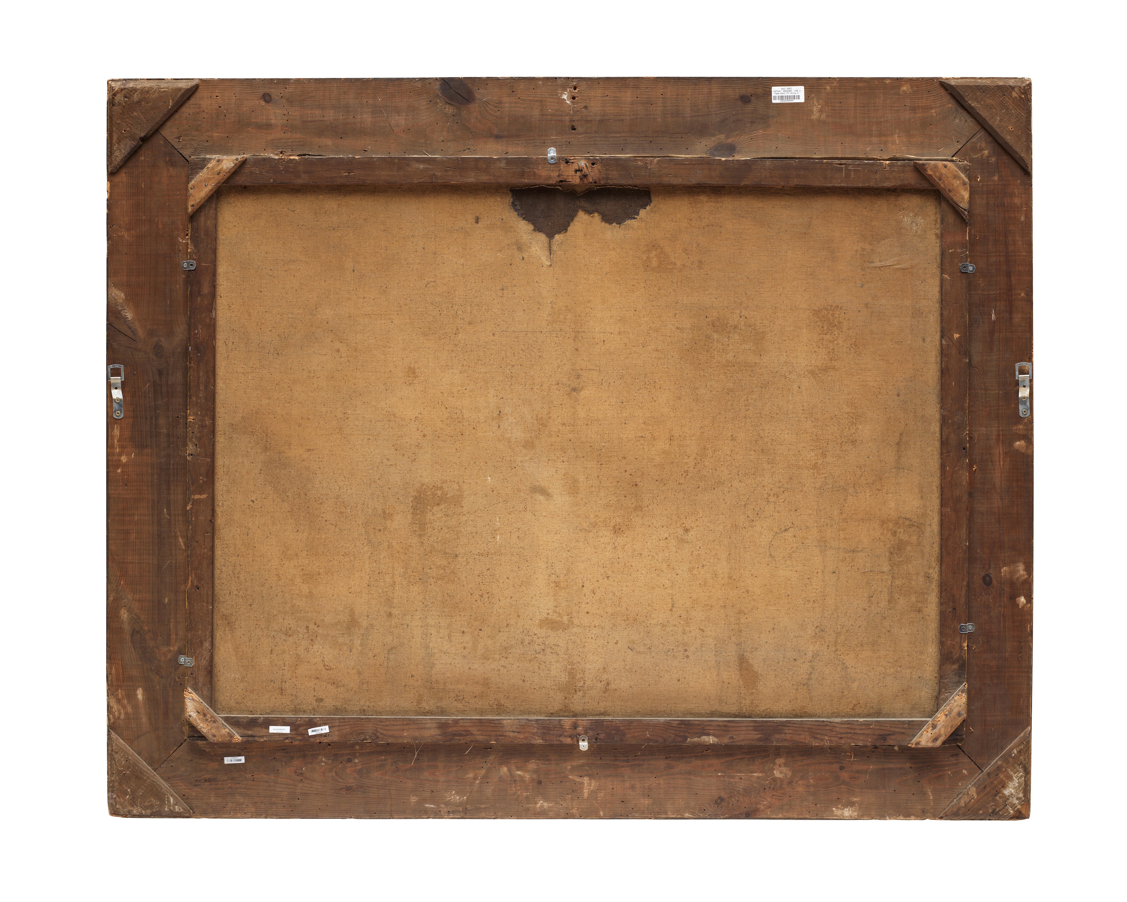 Artwork by Flemish School, 17th Century, An Allegory of the month of January with the Triumph of Janus; and An Allegory of the month of March with the Triumph of Minerva (2, Made of a pair, oil on canvas