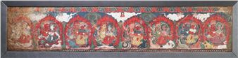EIGHT MATRIKAS - Nepalese School, 19th Century
