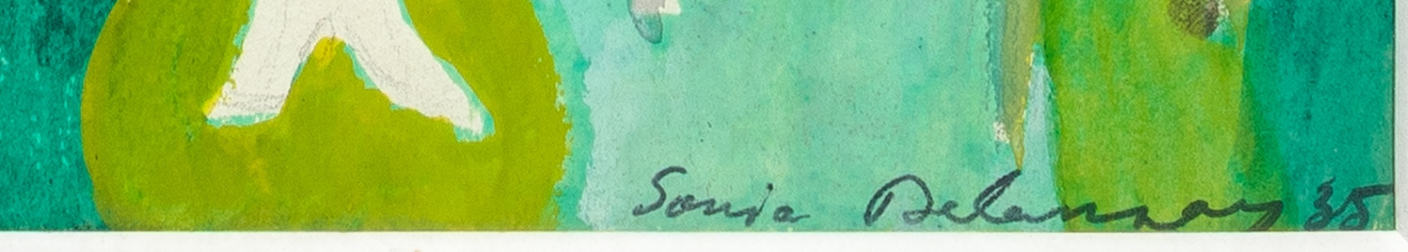 Artwork by Sonia Delaunay, Untitled, Made of Watercolor And Gouache On Paper