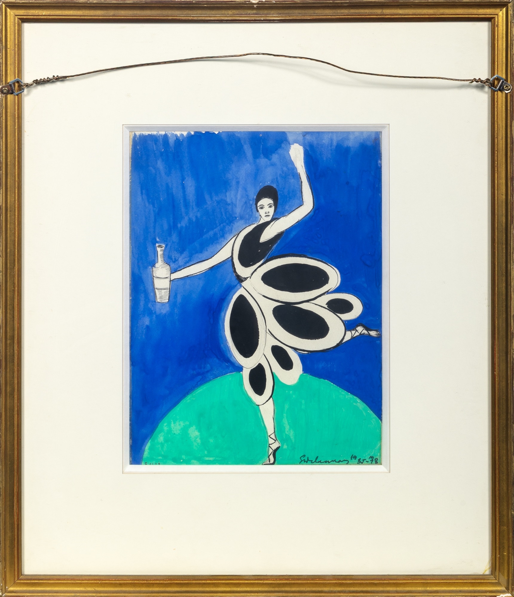 Artwork by Sonia Delaunay, Untitled, Made of Watercolor And Gouache On Paper