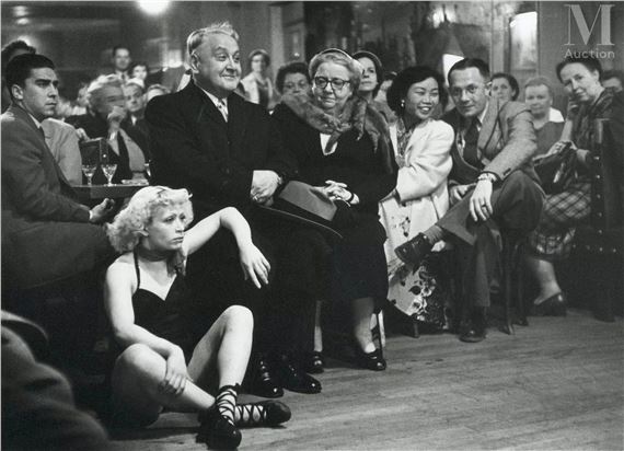 Le Petit Balcon, rue de Lappe, Paris by Robert Doisneau, 1953