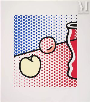 Still Life With Red Jar - Roy Lichtenstein