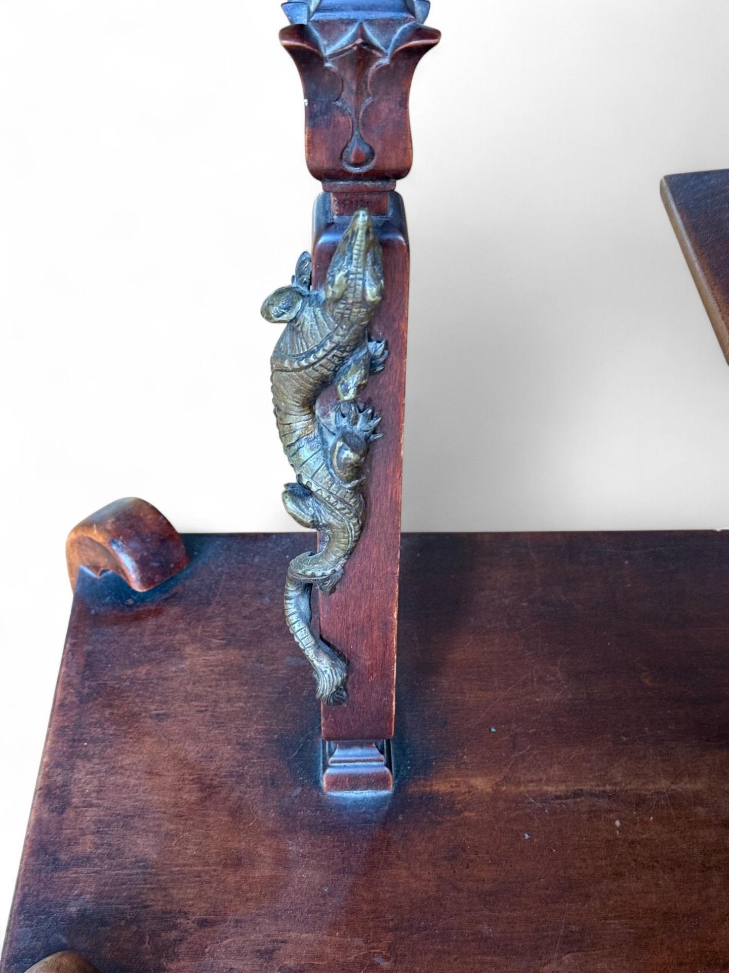 Artwork by Gabriel Viardot, High GUERIDON, Made of Natural Wood And Wood Veneer