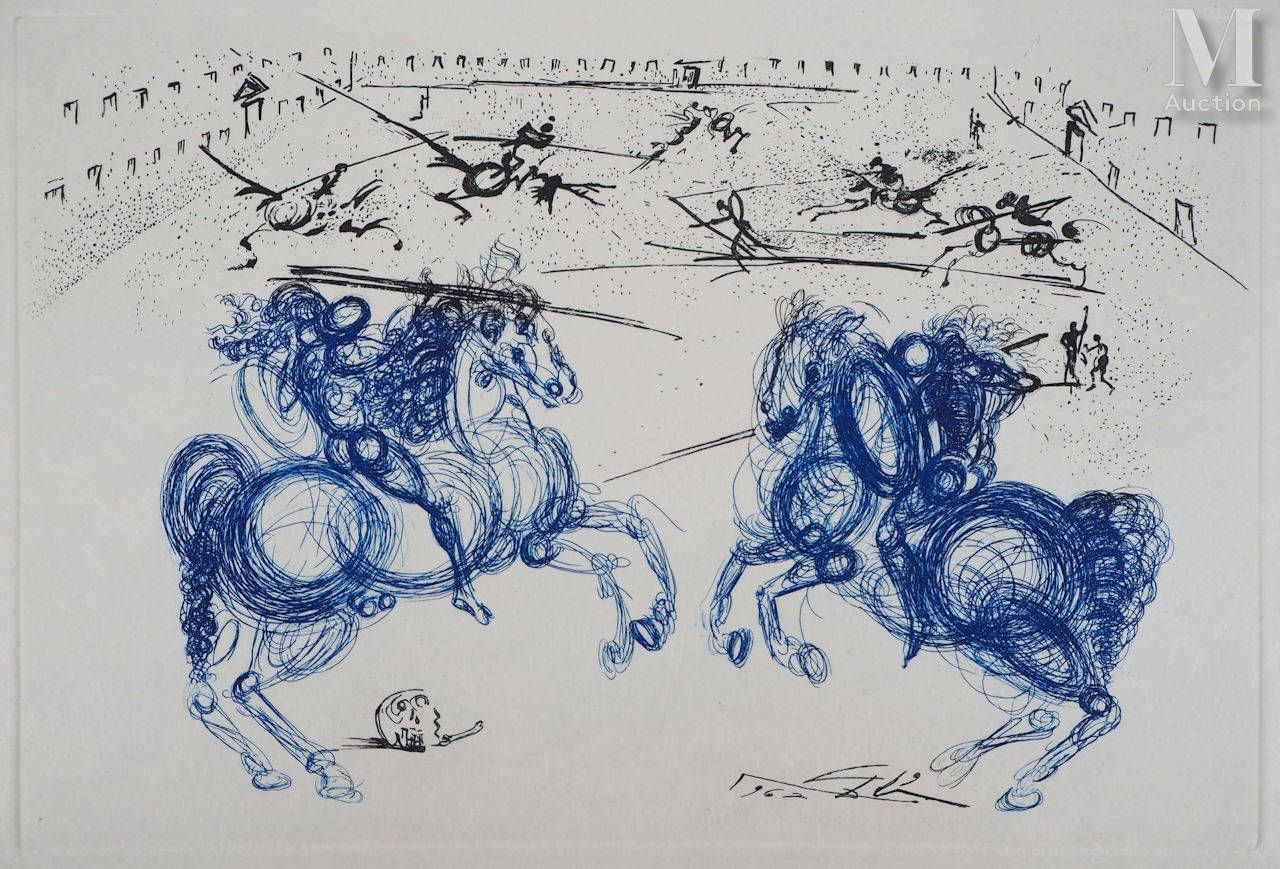 Salvador Dalí | The blue riders | MutualArt