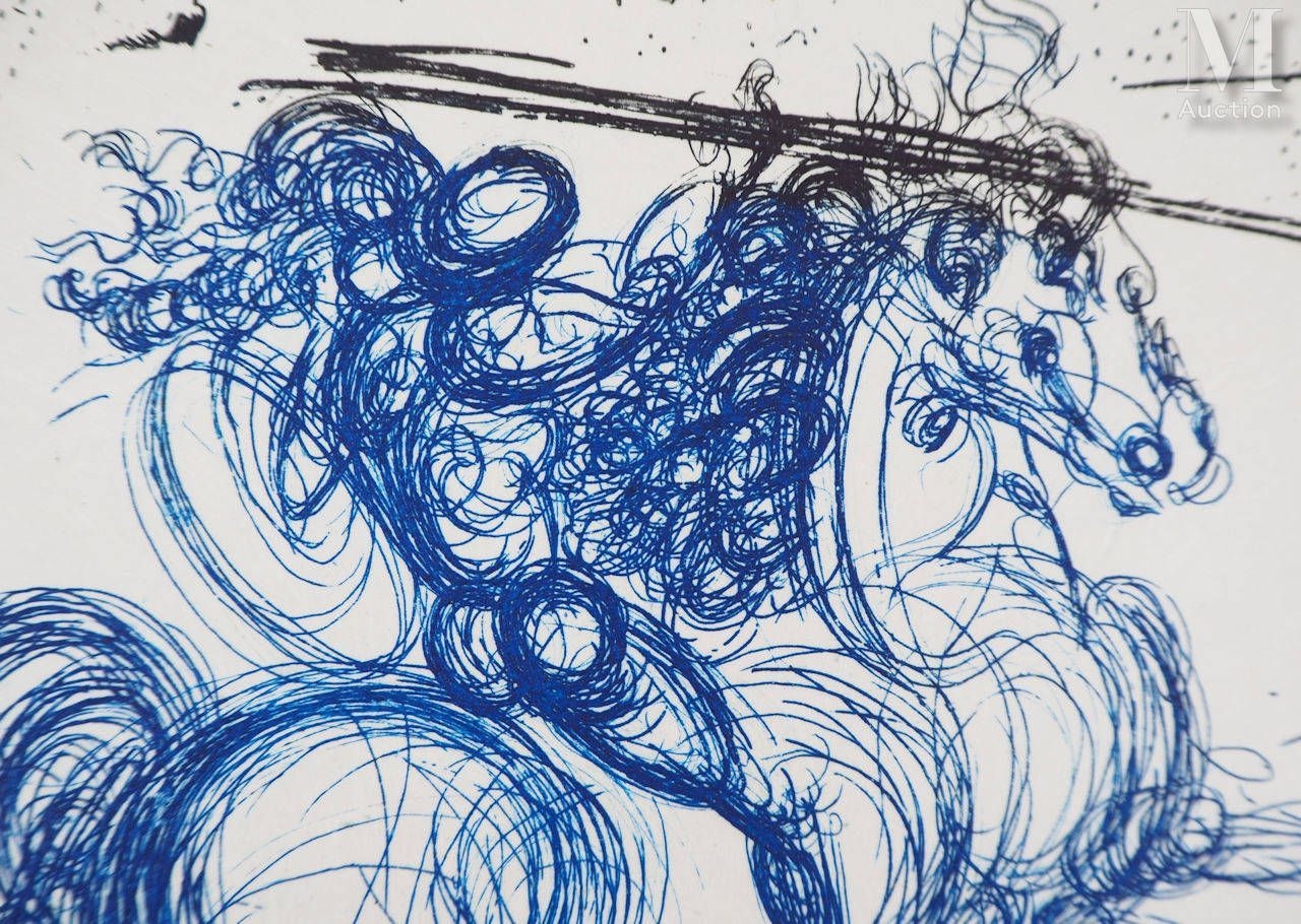 Salvador Dalí | The blue riders | MutualArt