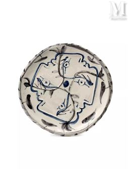 Quatre profils enlacés - Pablo Picasso