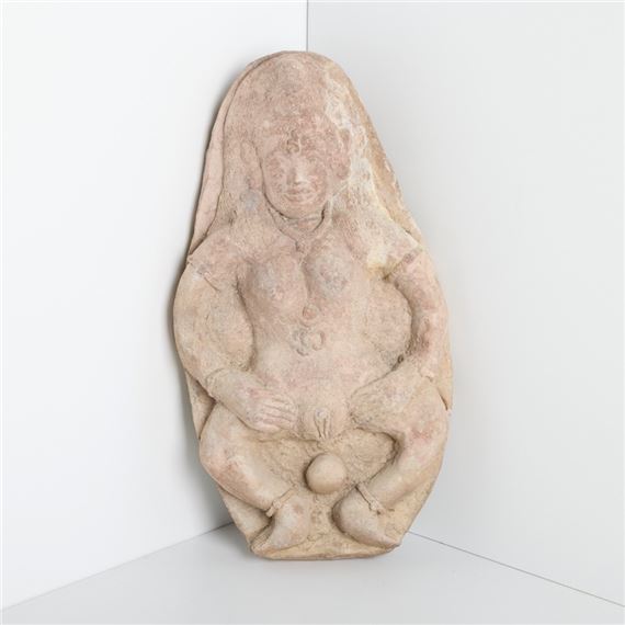 A Terracotta Goddess Birthing the Universe - Indian School, 19th Century