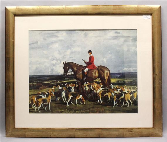 Start of the Hunt - Sir Alfred James Munnings