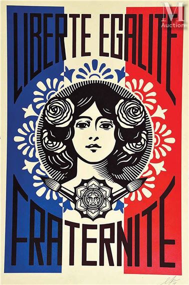 Liberté Egalité Fraternité - Shepard Fairey