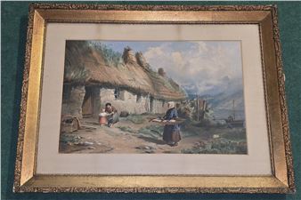 A rural waterside scene