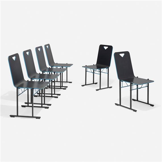 A500 chairs, set of six by Yrjö Kukkapuro, 1985