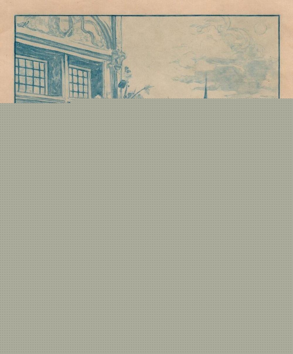 Artwork by Edmond Malassis, The Embrace, Made of Copper Plate Engraving In Blue Ink On Velin Paper